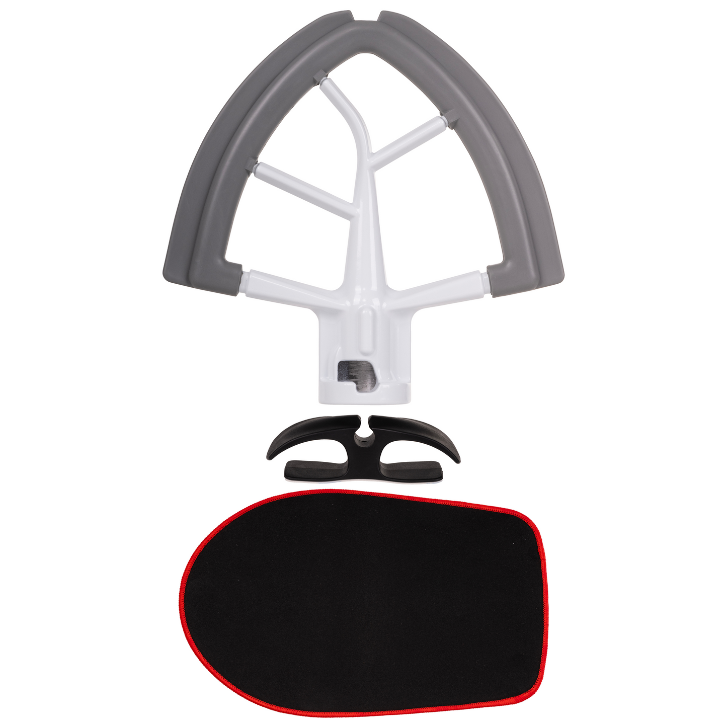 Bundle: Mat Slide, Flex Edge Beater, and Cord Organizer - Upgrade Your Kitchen Experience, Perfect for Home Chefs, Cooking Enthusiasts, and Gift Shoppers, Small, Black, Grey
