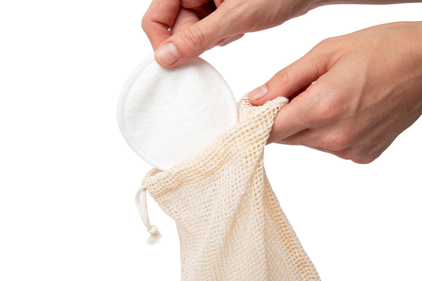 TM REHOBOTH Gentle on Skin Reusable Makeup Remover Pads - Eco-Friendly Organic Bamboo Cotton, 20-Pack with Laundry Bag, Washable, Sustainable, for Women, Skincare Lovers
